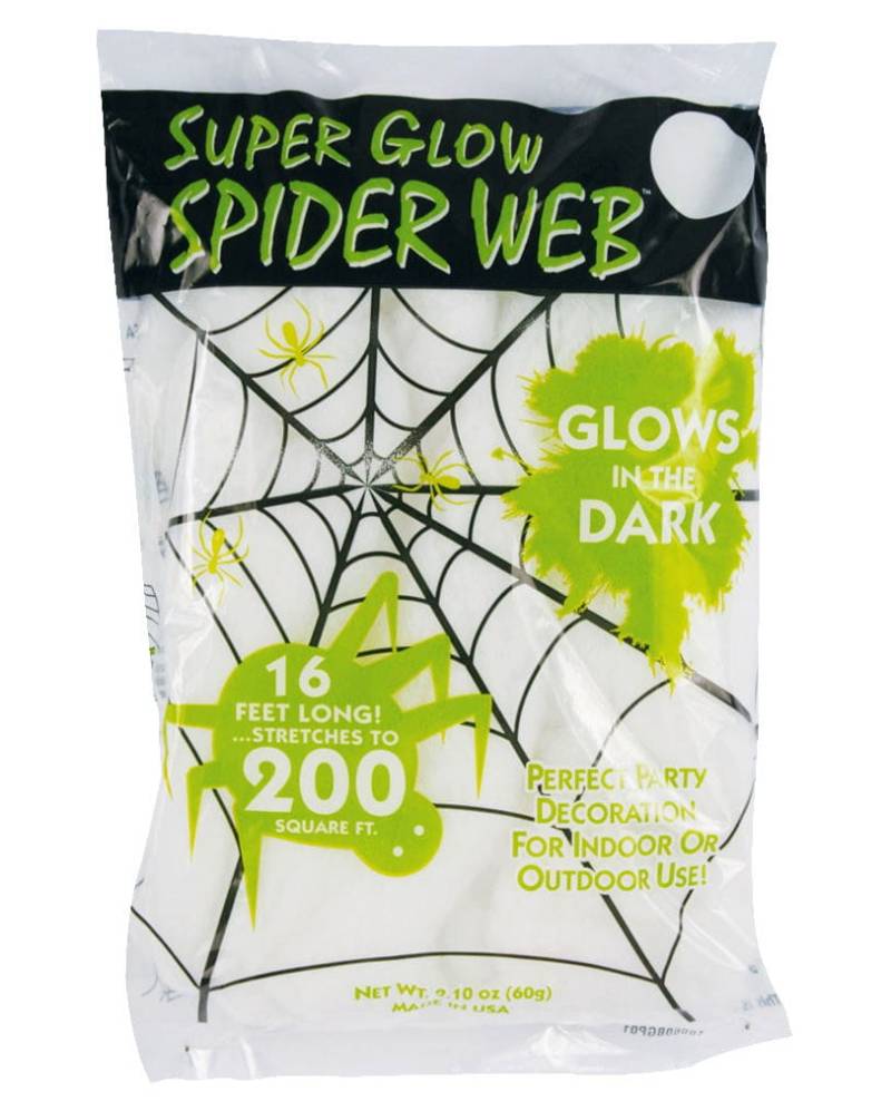 Glow in the Dark Spinnennetz 60gr.