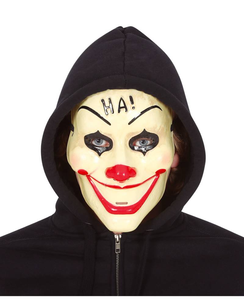 HA! Clown PVC Halbmaske