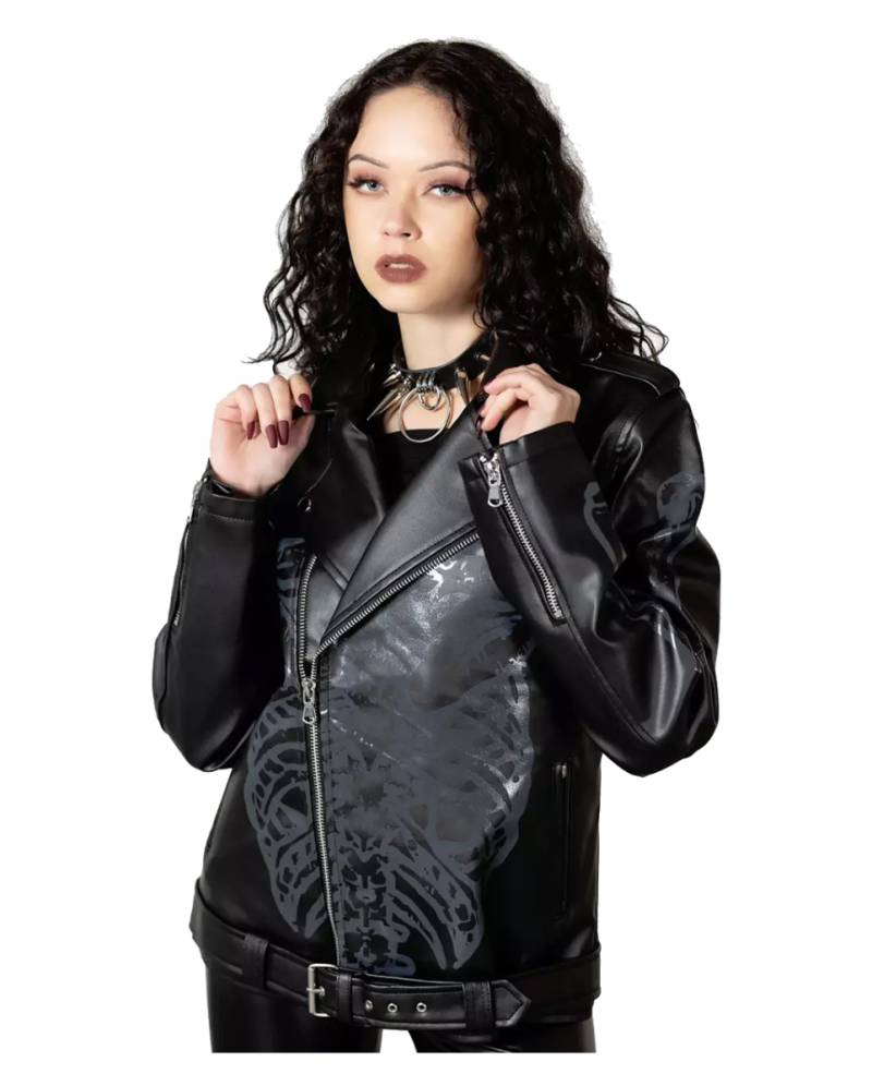 KILLSTAR Craniocaudal Biker Jacke M