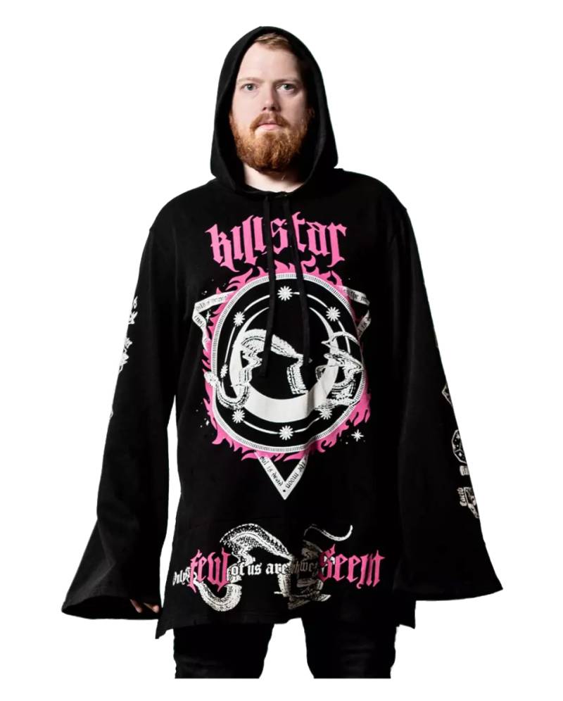 KILLSTAR Meditate Longline Hoodie M