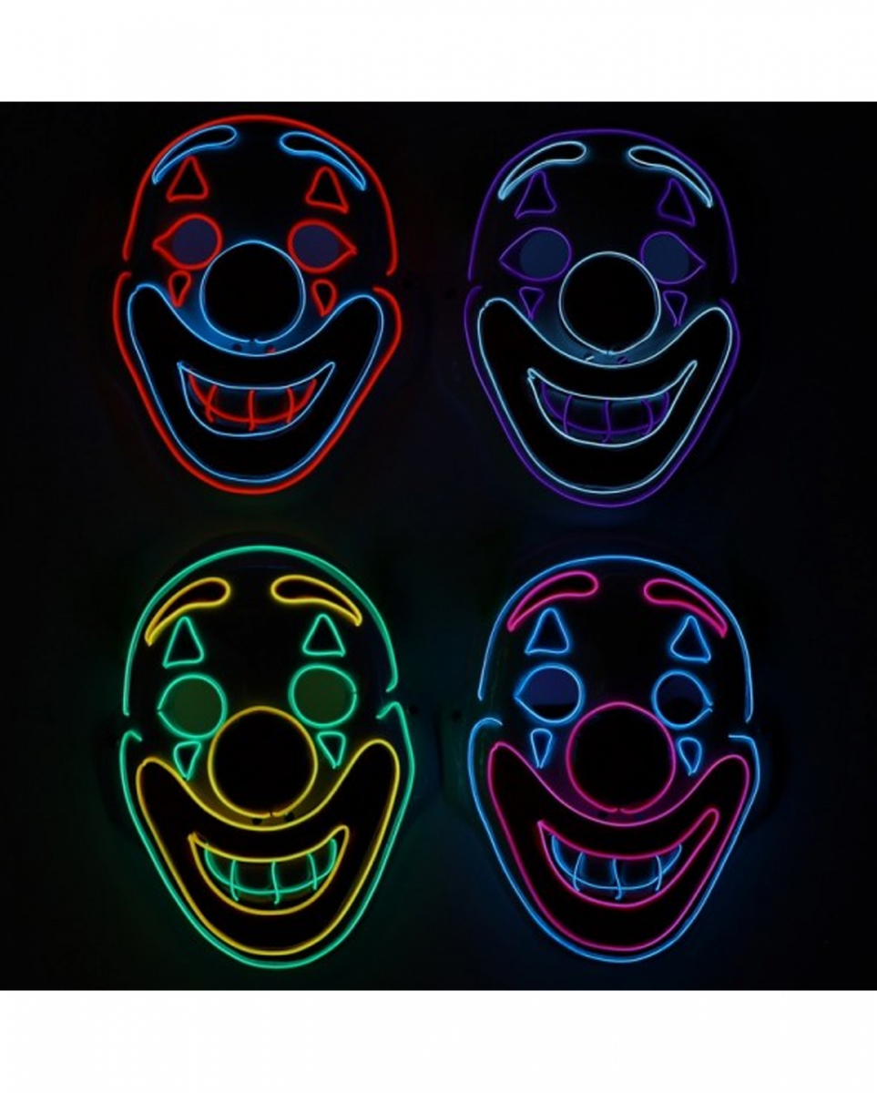 LED String Clown Maske