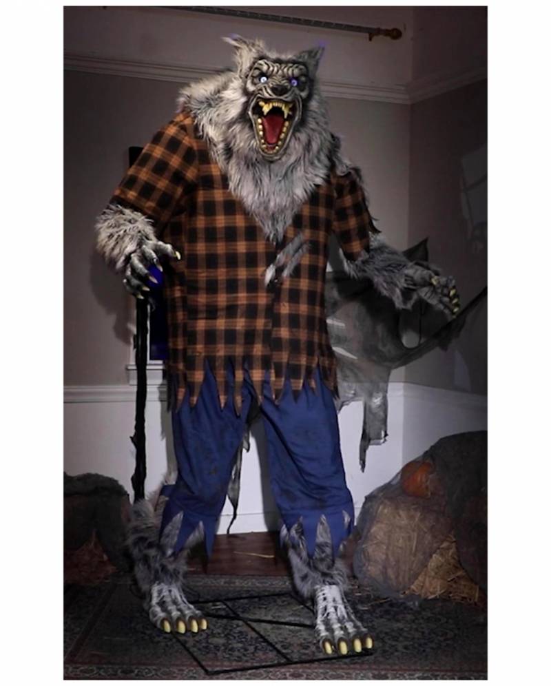 Riesiger Werwolf Halloween Animatronic 220cm