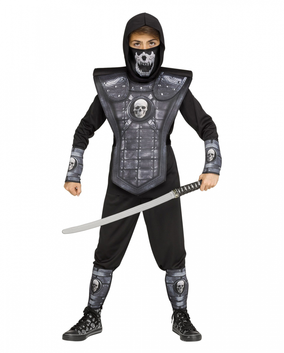 Skull Ninja Kinder Kostüm S