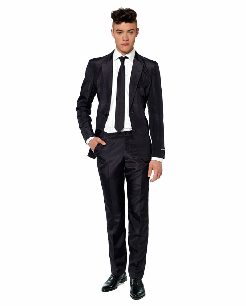 Suitmeister Solid Black Anzug 2XL