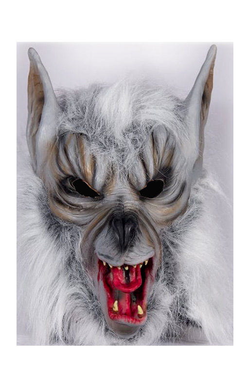 Werwolf Maske mit Fell