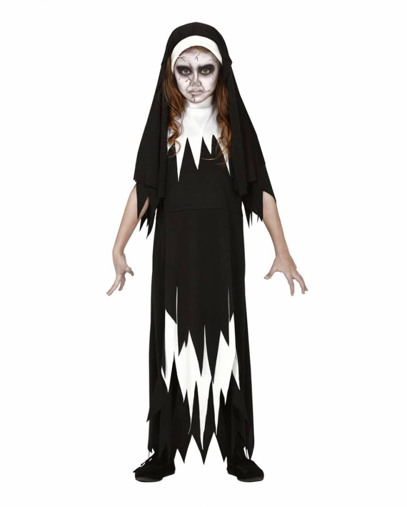 Zombie Nonne Kinder Kostüm Kleid XL