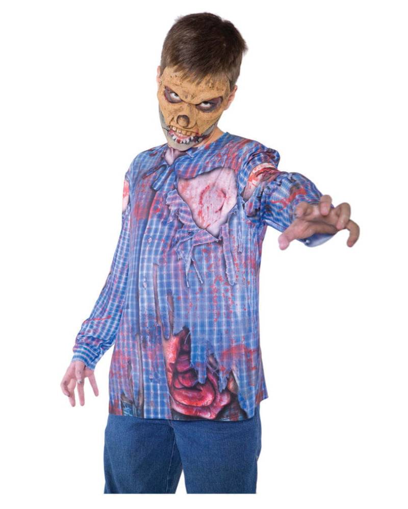 Zombie Shirt mit Realistic Print L