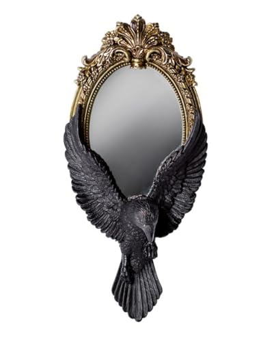 Alchemy Raven's Gaze Handspiegel als Gothic Wohnaccessoire 23 cm von Horror-Shop