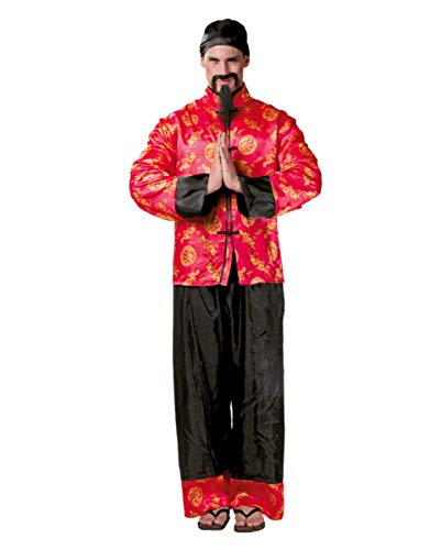 Chinesischer Mandarin Herrenkostüm für Fasching M von Horror-Shop