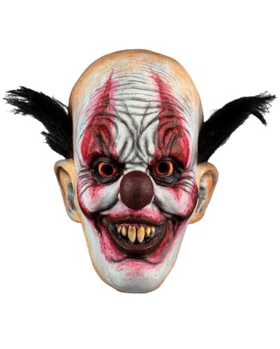 Dark Nett Horrorclown Maske mit Haaren von Horror-Shop