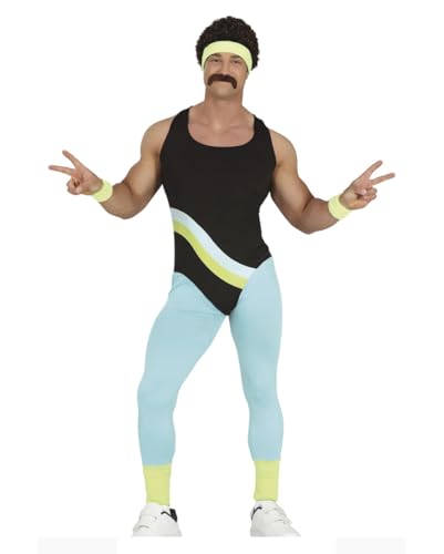 Horror-Shop 80er Jahre Gymnastik-Aerobic Anzug für Männer L / 52-54 Horror-Shop 80er Jahre Gymnastik-Aerobic Anzug für Männer L / 52-54 von Horror-Shop