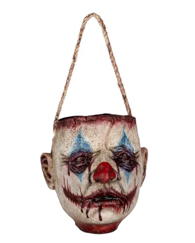 Horror-Shop Abgetrennter Clowns Kopf als Tasche & Kostümzubehör von Horror-Shop