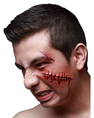 Horror-Shop Aufgeplatzte Wunde Halloween Latexwunde von Horror-Shop