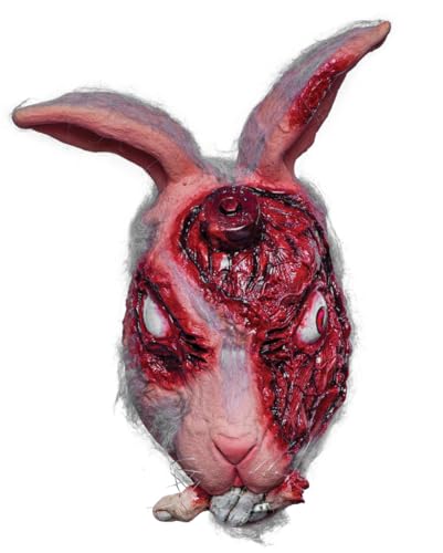 Horror-Shop Blutige Laborhasen Maske von Horror-Shop