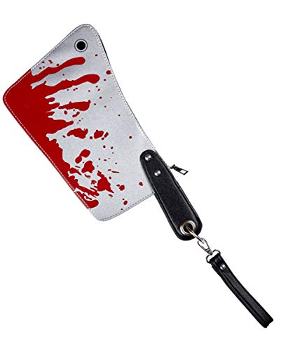 Horror-Shop Blutiges Fleischer Beil als Handtasche & Kostümzubehör von Horror-Shop