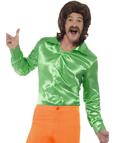 Horror-Shop Grünes 60s Disco Hemd für Fasching M Horror-Shop Grünes 60s Disco Hemd für Fasching M von Horror-Shop