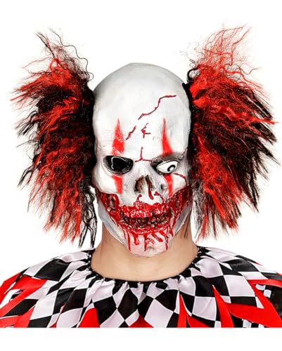 Horror-Shop Killer Clown Skull Maske von Horror-Shop