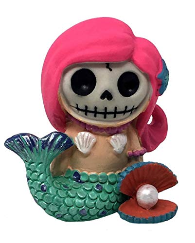 Horror-Shop Kleine Ariel Furrybones Figur - Sammlerfigur für Gothic Fans von Guoml