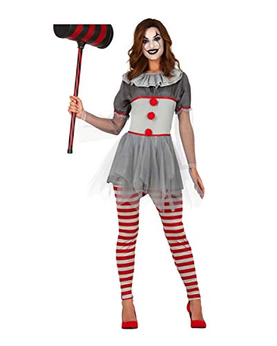 Horror-Shop Sassy Clown Damen Kostüm für Erwachsene an Halloween und Fasching L Horror-Shop Sassy Clown Damen Kostüm für Erwachsene an Halloween und Fasching L von Horror-Shop