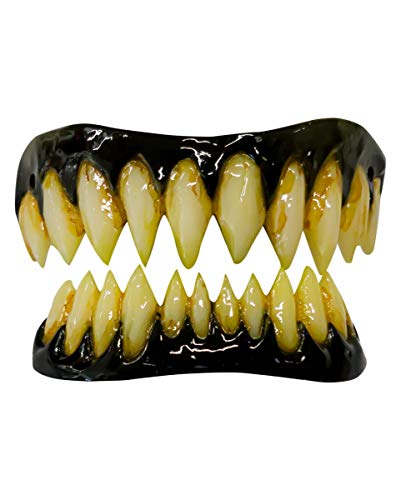 Horror-Shop Special FX Veneers Black Pennywise Zähne für Halloween von Horror-Shop