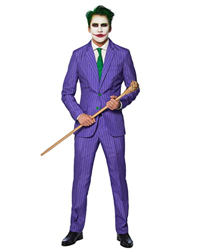 Horror-Shop The Joker Anzug - Suitmeister Original Lizenziertes Joker Kostüm M von Horror-Shop