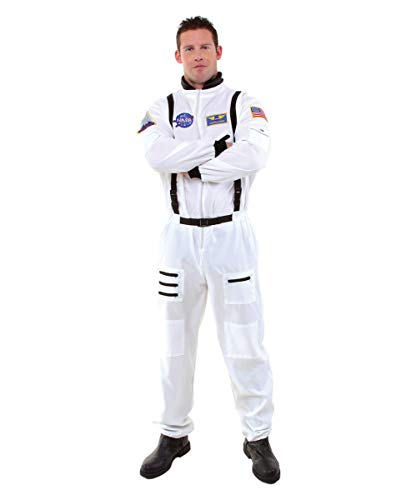 Horror-Shop Weißer Astronauten Kostüm-Overall als Berufskostüm & Uniform von Horror-Shop