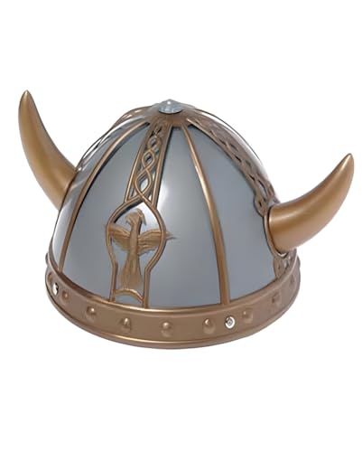 Wikinger Helm mit Hörner für Kinder als Kostümzubehör von Horror-Shop