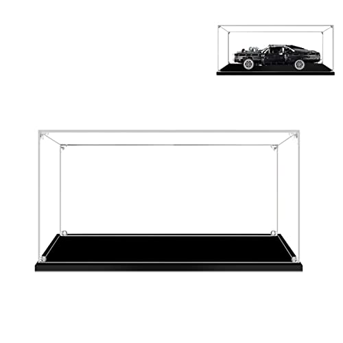 Hosdiy 3mm Acryl Vitrine Schaukasten für (Dom's Dodge Charger) Modell, Vitrine für Lego 42111 (Nur Vitrine, Ohne Modell Set) von Hosdiy