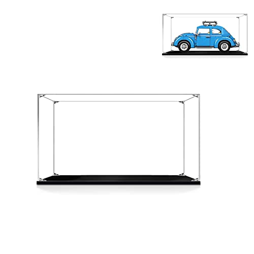 Hosdiy Acryl Vitrine Schaukasten Kompatible mit Lego 10252 (VW Käfer) Model - Vitrine (Nur Vitrine, Ohne Modell Set) von Hosdiy