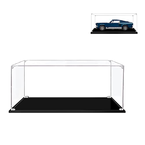 Hosdiy Acryl Vitrine Schaukasten Kompatible mit Lego 10265 - Vitrine für (Ford Mustang) (Nur Vitrine, Ohne Modell Set) von Hosdiy