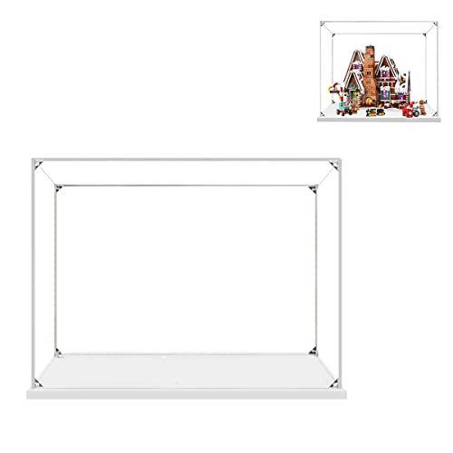 Hosdiy Acryl Vitrine Schaukasten Kompatible mit Lego 10267 (Lebkuchenhaus) Modell - Vitrine (Nur Vitrine, Ohne Modell Set) von Hosdiy