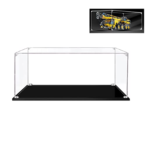 Hosdiy Acryl Vitrine Schaukasten Kompatible mit Lego Technik Kran LKW 42108 - Vitrine (Nur Vitrine, Ohne Modell Set) von Hosdiy