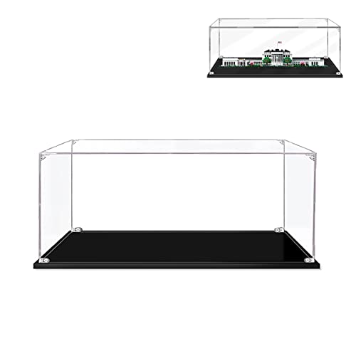 Hosdiy Acryl Vitrine Schaukasten Kompatible mit Lego White House 21054 Architecture Das Weiße Haus - Vitrine (Nur Vitrine, Ohne Modell Set) von Hosdiy