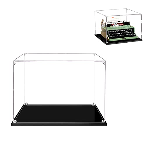 Hosdiy Acryl Vitrine Schaukasten für Lego 21327 Schreibmaschine - Vitrine kompatible mit Lego 21327 Typewriter (Nur Vitrine, Ohne Modell Set) von Hosdiy