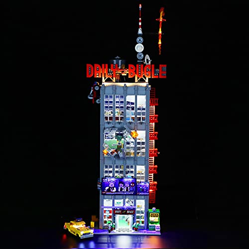 Hosdiy Beleuchtung Set für (Daily Bugle) 76178, Led Licht Beleuchtungsset für Lego 76178 (Nur Beleuchtung, Ohne Modell Set) von Hosdiy