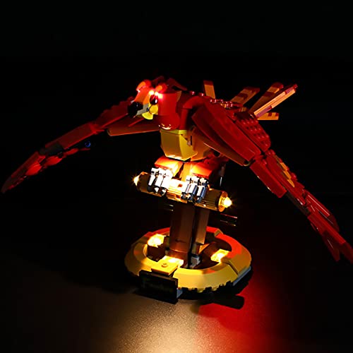 Hosdiy Beleuchtung Set für (Fawkes Dumbledores Phönix) Modell, Led Licht Beleuchtungsset für Lego 76394 (Nur Beleuchtung, Ohne Modell Set) von Hosdiy