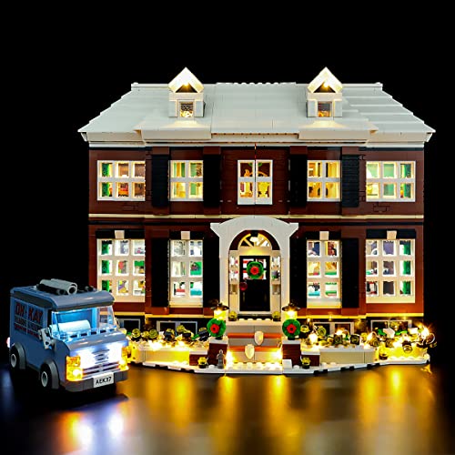 Hosdiy LED Beleuchtung Set für (Kevin Allein Zuhaus Home Alone) Modell - Kompatibel mit Lego 21330 - Led Licht (Nur Beleuchtung, Ohne Bausteine Modell) von Hosdiy