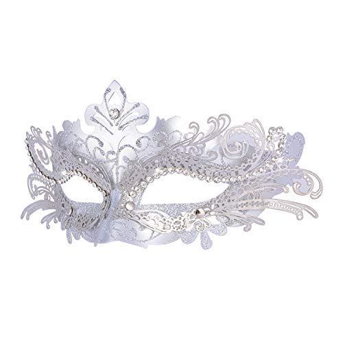 Hoshin Maskerade Maske, Karneval Dekorationen Venezianische Masken für Frauen (Silber) von Hoshin