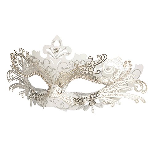 Hoshin Maskerade Maske, Karneval Dekorationen Venezianische Masken für Frauen (Weiß) von Hoshin