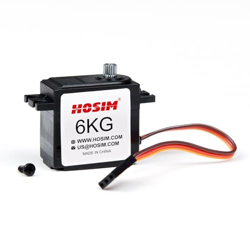 Hosim X07 FY-DJ01 3-zeiliger digitaler RC-Servo, Lenkmotor Ersatzteil Zubehör für 1:10 Brushless RC Auto von Hosim