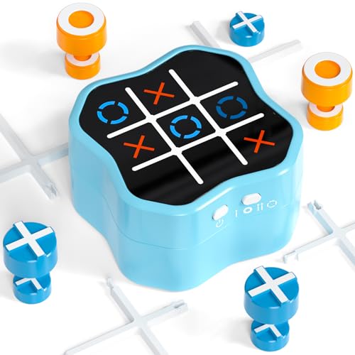 Hot Bee Tic Tac Toe Extreme, Elektronisches Tic Tac Toe Spiel für Erwachsene Kinder, Reisespiele Brettspiele für Kinder, GedäChtnisspiele für Kinder, Kinder 3+ von Hot Bee