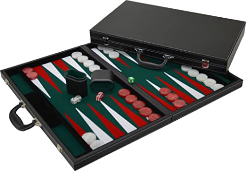 Deluxe Backgammon Set 38 cm Intarsien HOT Games von Hot Games