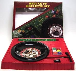 Roulette Set 25 cm Kunststoffteller von Hot Games