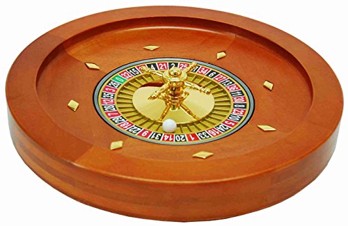 Hot Games Roulette bak 36 cm Mahonie hout/metaal von Hot Games