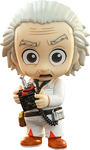 Cosbaby Zurück in die Zukunft Dr. Emmett Brown Größe S Skalenfreie Figur weiß von Hot Toys