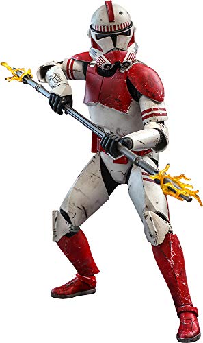 Hot Toys Star Wars The Clone Wars Coruscant Guard Clone Trooper 1/6 Scale 30,5 cm Sammelfigur, Mehrfarbig von Hot Toys