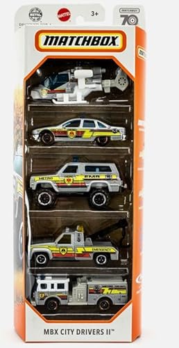 Matchbox MBX City Drivers II 5er Pack von Hot Wheels Monster Trucks