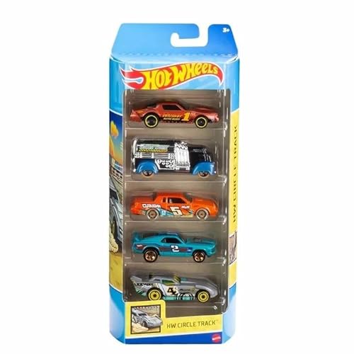 1806 Hot Wheels Five Car Set HW CIRCLE TRACK HLY65 von Hot Wheels