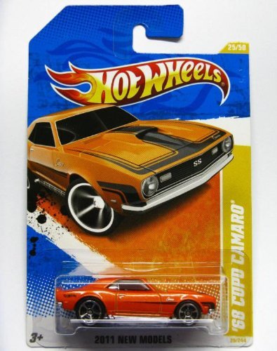 2011 Hot Wheels 25/244 - New Models 25/50 - '68 Copo Camaro (Orange) von Hot Wheels