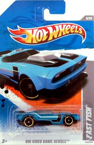 2011 Hot Wheels FAST FISH HW Video Game Heroes 6 of 22 #228 blue by Hot Wheels von Hot Wheels